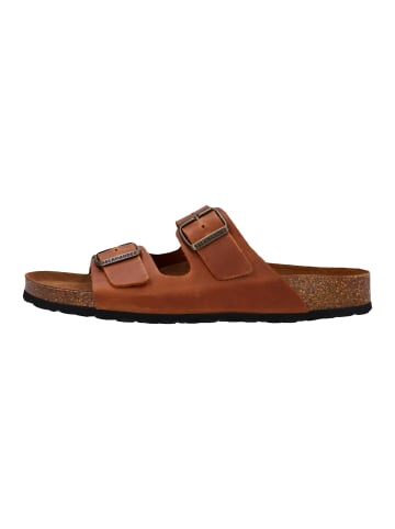SALAMANDER Pantoletten Basic in Cognac