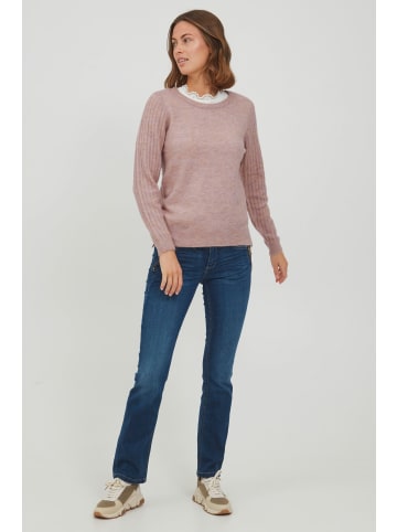 Fransa Strickpullover FRCESANDY 1 PULLOVER - 20609721  Strickpullover mit Strukturmuster in Rosa