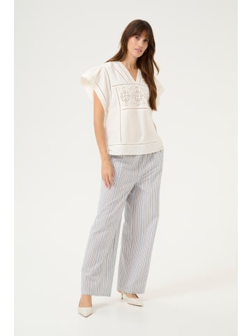 CULTURE Kurzarm-Bluse CUleso in Spring Gardenia
