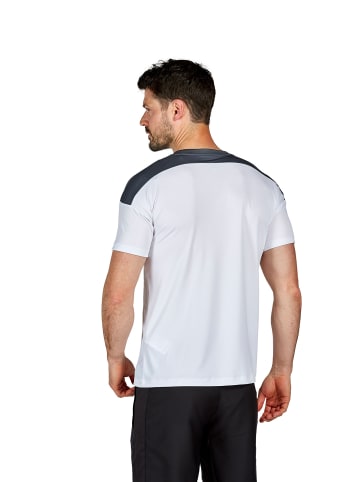 erima Herren Change By Erima T-Shirt in weiß/slate grey/schwarz