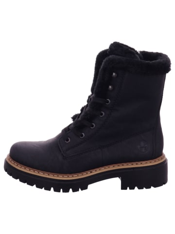 rieker Damenschnürrstiefel warm flach 7262500 726 in  Schwarz