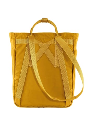 FJÄLLRÄVEN Kånken Totepack - Umhängetasche/Rucksack 13" 40 cm (deep forest) in ochre