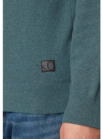 s.Oliver Strickpullover langarm in Petrol