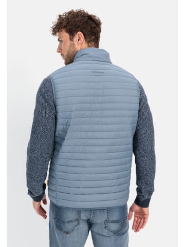 Camel Active Steppweste aus recyceltem Polyamid in Jeans Blau