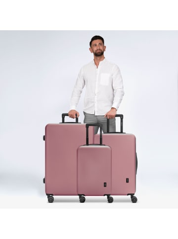 Redolz Essentials 09 3-SET 4 Rollen Kofferset 3-teilig in rose