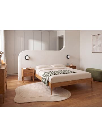 Beliani Doppelbett VEYRAC in Braun - (W) 168 x (H) 38 x (L) 211 cm
