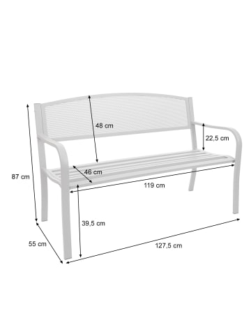 MCW Gartenbank F52 2-Sitzer, Braun