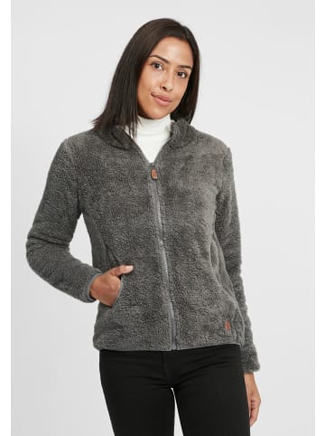 Oxmo Kapuzensweatjacke OXTelsa in Grau