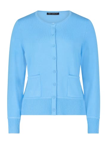 Betty Barclay Feinstrickjacke mit Knöpfen in Azure Blue