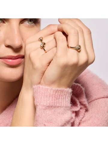 Luxenter Ring Zeryo mit 18 Karat Goldfinish-Zeryo gold