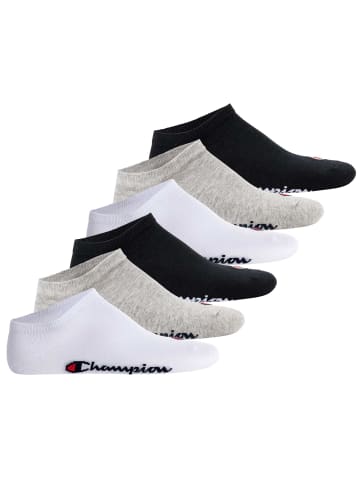 Champion Socken 6er Pack in Schwarz/Weiß/Grau