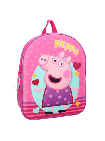 Peppa Pig 3D Rucksack | Peppa Wutz | Peppa Pig | 31 x 25 x 10 cm | Kinder Tasche