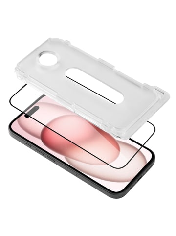 Platyne Panzerglas Platyne für iPhone 15 – staubabweisend, blasenfrei in Transparent