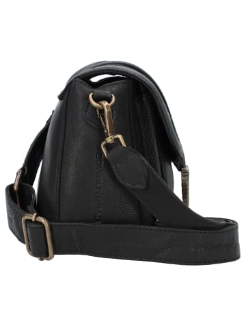 Cowboysbag Oily Cow Umhängetasche Leder 18 cm in black