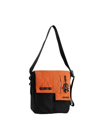 Okiedog Wickeltasche "Loft Paige" in Orange/Schwarz