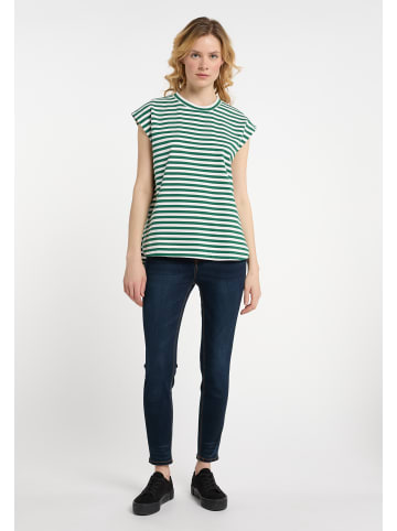 DreiMaster Maritim Damen T-Shirt in Grün Weiss
