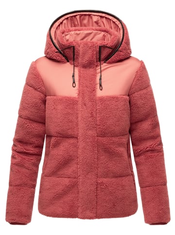 Marikoo Kapuzenplüschjacke Kaguraa 16 in Rouge