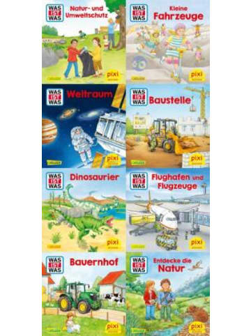 Carlsen Buch - Pixi-8er-Set 296: Pixi zeigt dir WAS IST WAS (8x1 Exemplar), 8 Teile