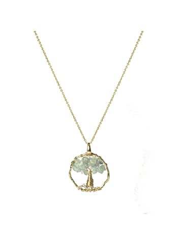 Luxenter Halskette Budleia mit 18 Karat Gelbgold-Finish – BUDLEIA