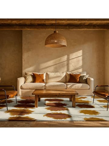 lola & moi Teppich Red Rhum in braun