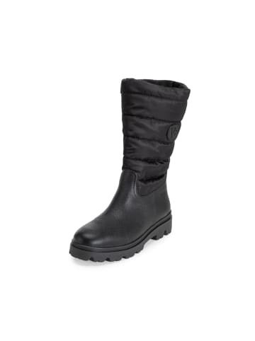 VITAFORM Hirschleder & Textil Stiefel in schwarz