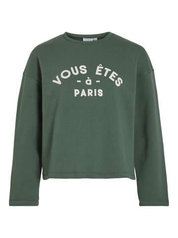 Vila Sweatshirt in Posy Green