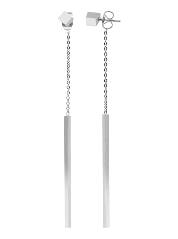 Adeliás Damen Ohrringe aus Edelstahl in silber