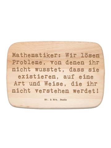 Mr. & Mrs. Panda Küchenbrett Holz Spruch Mathematiker Magie mit ... in Transparent