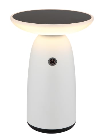 Globo lighting Solarleuchte "SOLARLEUCHTE ALUMINIUM WEIß, 1XLED" in white