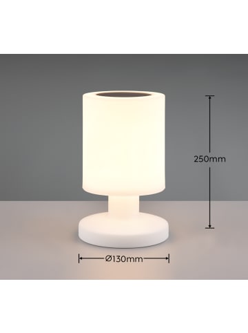 Reality Leuchten Tischleuchte SILVA in weiß