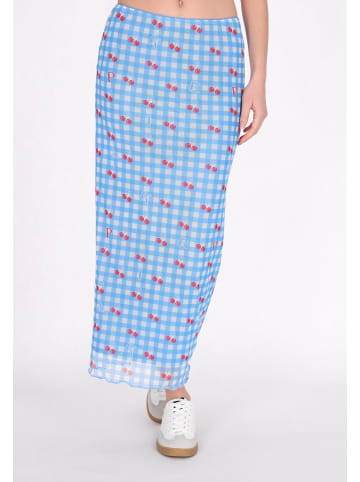 myMo Women Skirt in blue multicolor