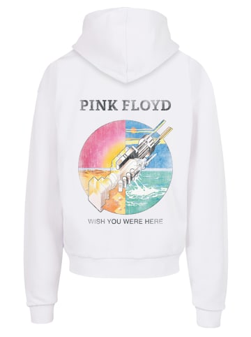 F4NT4STIC Ultra Heavy Hoodie Pink Floyd Wish You Were Here in weiß