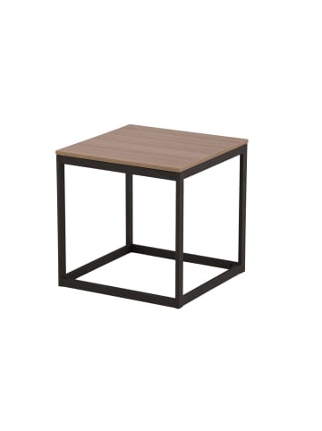 ebuy24 Couchtisch Arbor Braun 50 x 50 cm