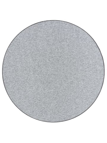 Snapstyle Velours-Teppich Strong Rund in silber