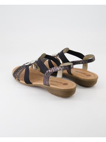 remonte Sandalen in Schwarz