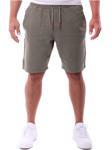 RESLAD Baumwollhose Freizeithose kurz in khaki