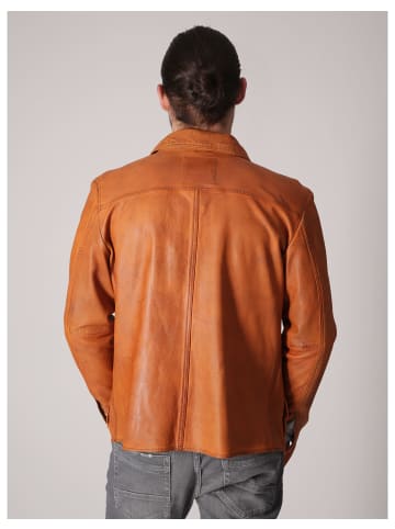 miracle of denim Lederjacke in Cognac