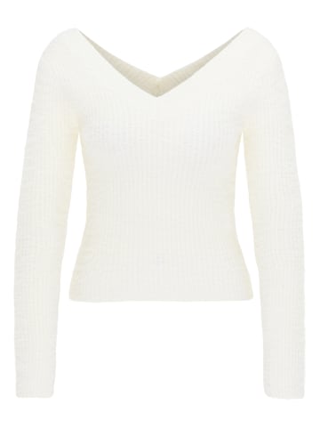 faina Pullover in Wollweiss