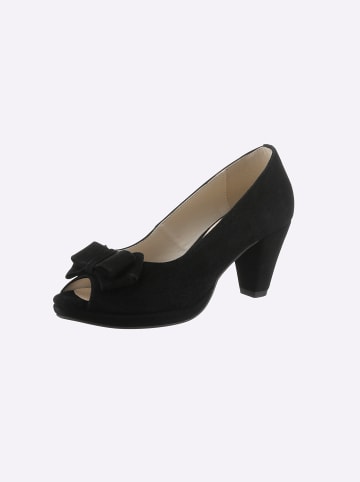 Andrea Conti Peeptoe in schwarz