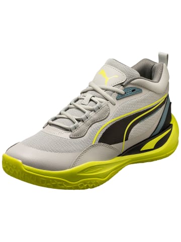 Puma Basketballschuh Playmaker Pro in beige / neongelb