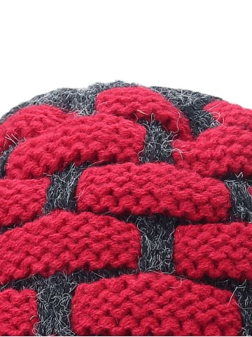 mh michael heinen mh michael heinen Wintermütze in schwarz-rot