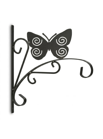 relaxdays 3x Blumenhaken "Tiere" in Schwarz