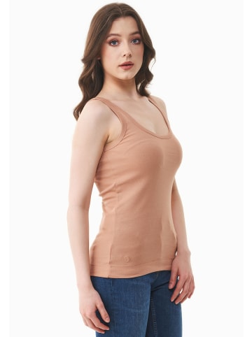 Organication Top "WCASUAL013" in Tan