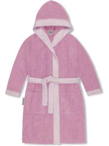 normani Frottee Kinderbademantel aus Bio-Baumwolle in Rosa