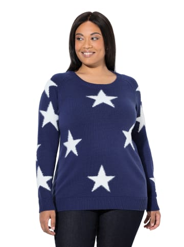 Ulla Popken Pullover in tintenblau