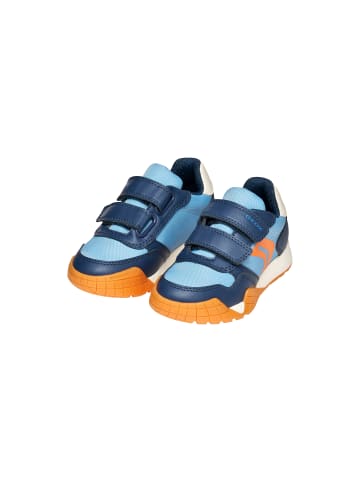 Geox Sneakers Basse aus Leder Kind J Ran E Avio Clair