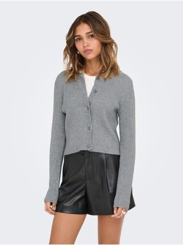 ONLY Strickjacke in Ultimate Grey