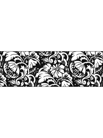 Buntpapierfabrik Ludwig Bähr Transparentpapier 115g/qm A4 Packung mit 25 Blatt Black & White Blumenornamente