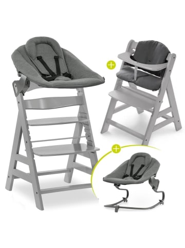 Hauck 4-tlg. Alpha Plus Newborn Set in grau