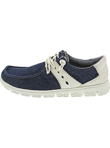 rieker sportlicher Schnürer Blau